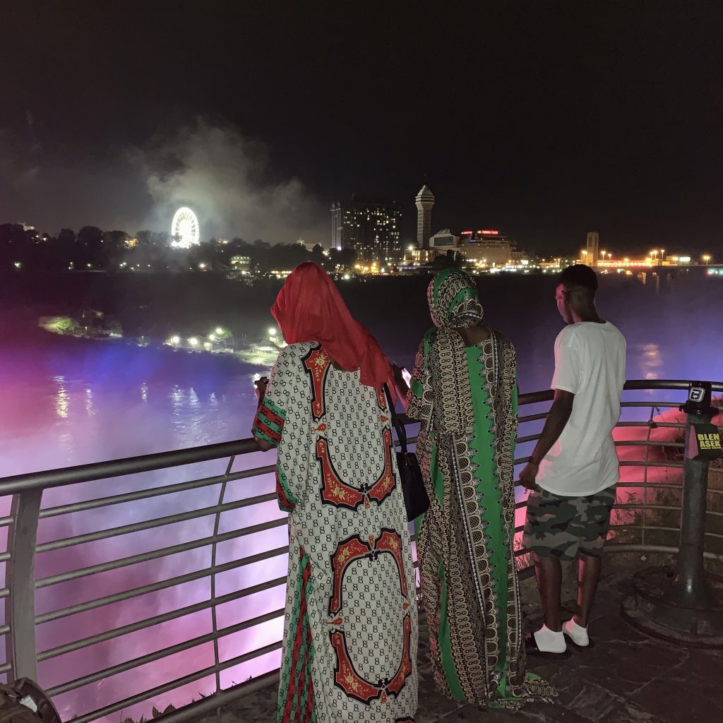Pakistani Vistors to the Niagara Falls
